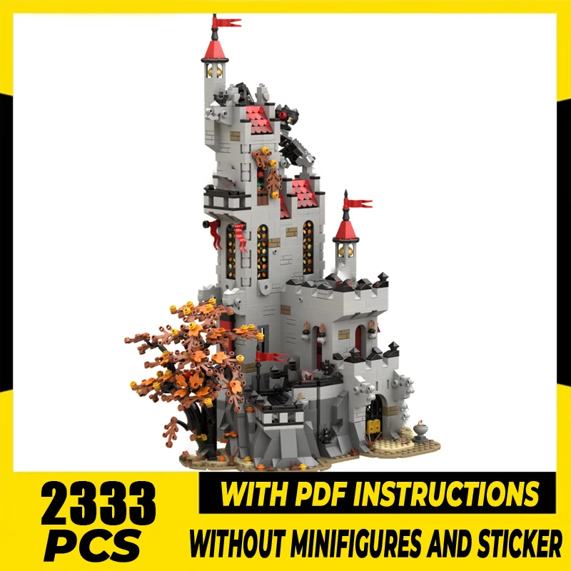 Medieval Castle Model Moc Building Blocks Fright Knights Manor Model Technology Brick DIY Assembly Construction Toy Gifts