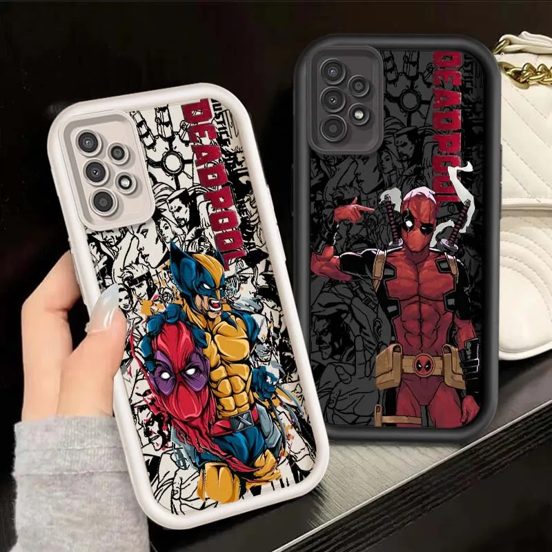 

Marvel Deadpool Wolverine For Samsung A71 A52 A51 A34 A33 A22 A16 A15 A13 A04 A06 Note 20 Ultra 5G Eye Ladder