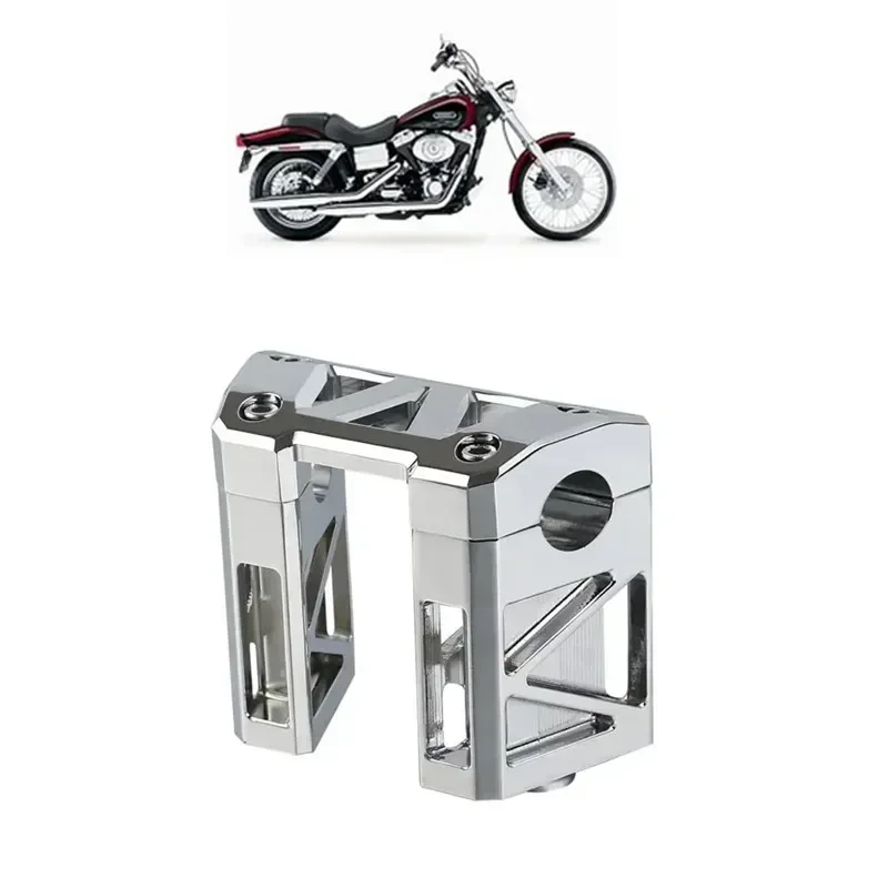 

For Motor 1" Handlebar Riser For Harley 2006-2017 Dyna Low Rider Wide Super Glide Custom Switchback Street Bob FXDWG FLD FXD