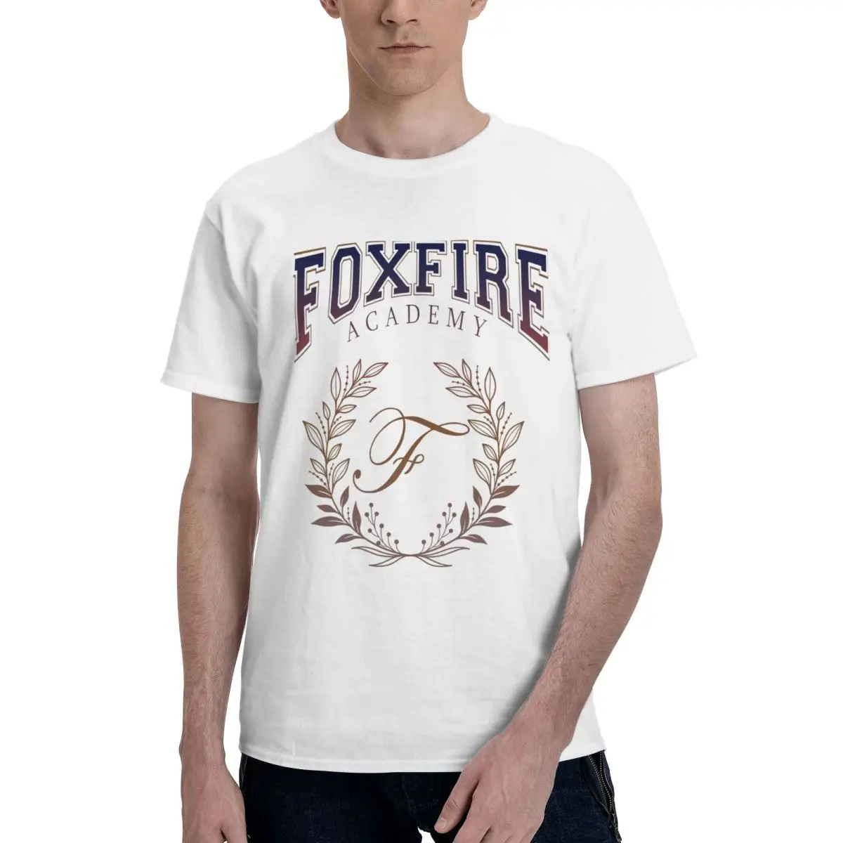 Men Foxfire Academy Keeper Of The Lost Cities Symbols Funny T Shirt Vintage Cotton Crewneck Tshirt Men