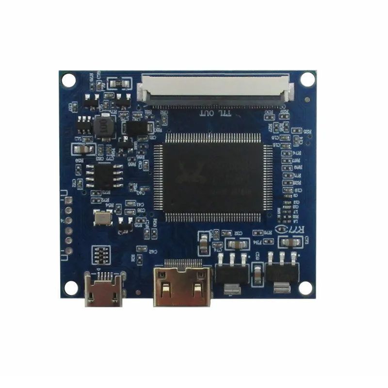 Universal compatible 1024x600 800x480 driver control board, compatible with mini HDMI and TTL 40/50 pin TFT LCD display screen