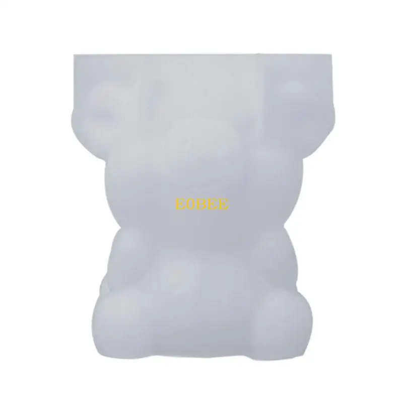 

E0BE DIY 3D Pig Mirror Crystal Mould Jewelry Making Resin Cake Decor Silicone Molds