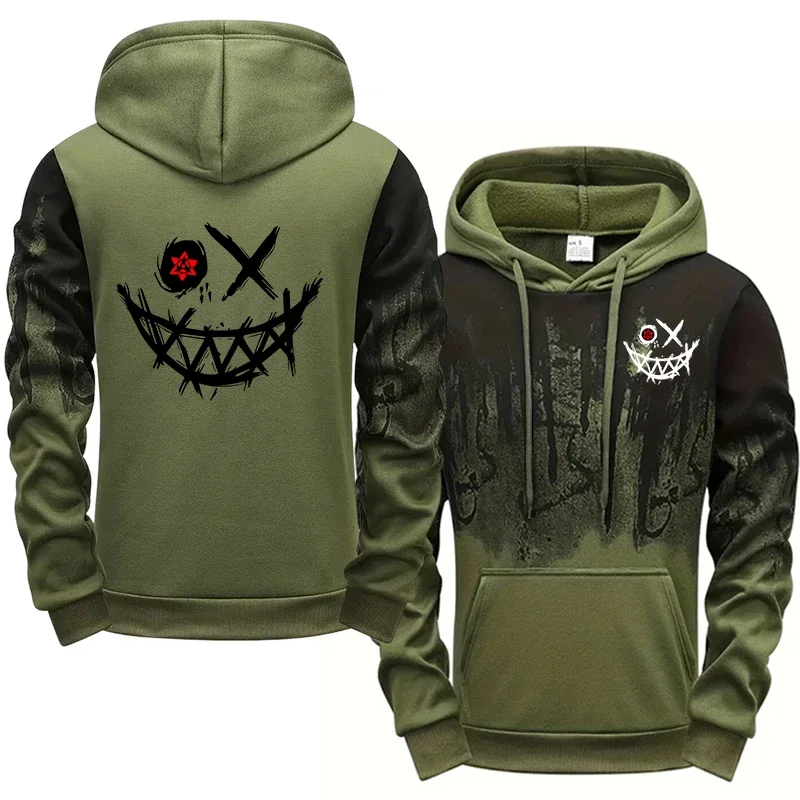 Autumn Winter Male Daily Casual Sports Jogger Suit 2025 Urban Fashion Hoodies Sportswear Men's Set Hooded Sweatshirts Sweatpants - Image 5