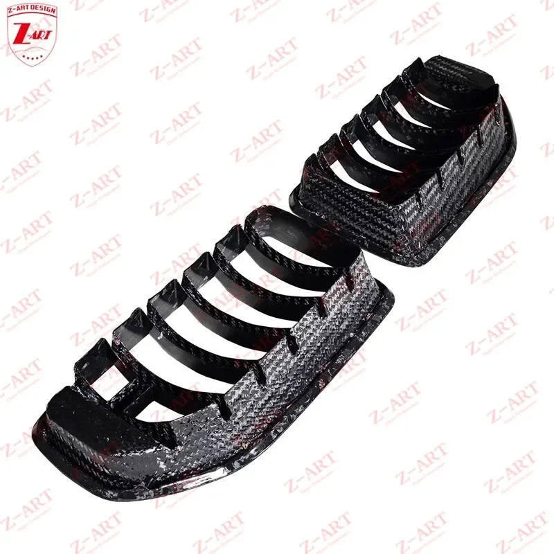 Z-ART G87 Dry Carbon Fiber Front Grille for BMW M2 G87 Prepreg Carbon Fiber Front Duct for BMW M2 2023 AD Front Grille