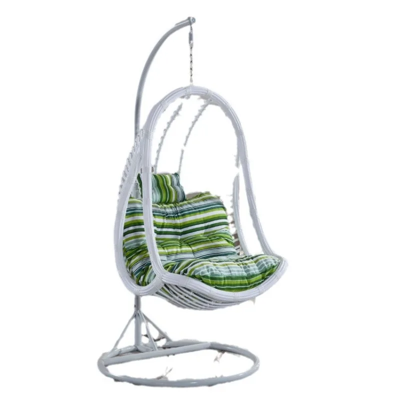 

Outdoor swing hanging chair Cradle chair Creative single bird's nest hanging basket Leisure swing chair Coarse rattan woven furn