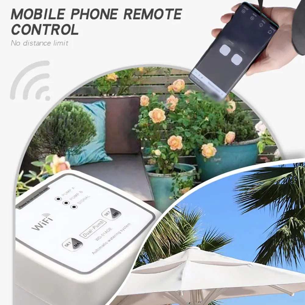 Automatic Watering Pump Controller Drip Irrigation Device Timer System For Intelligent Flowers Plants Sprinkler Garden Tools Kit