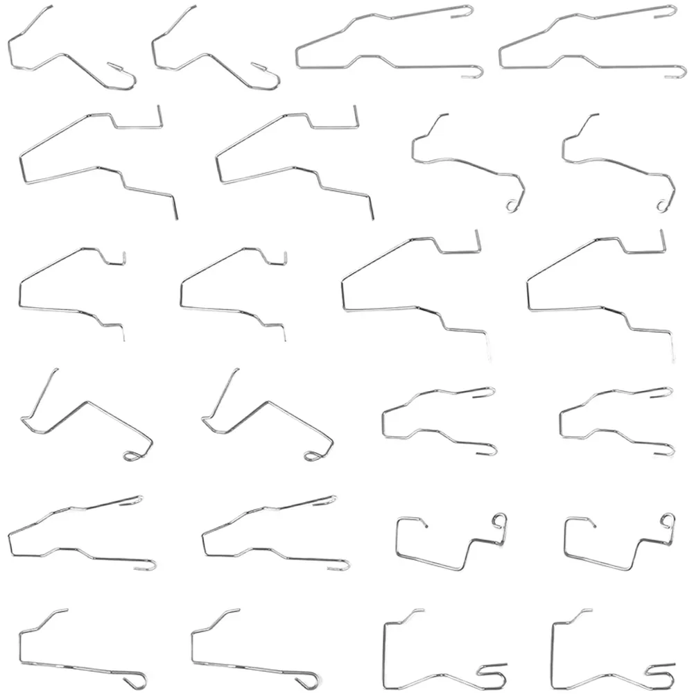 Headlight Bulb Mounting Clip Set 24 Pcs For H1 H3 H4 H7 Compatible With Various For Car Makes And Models Stainless Steel