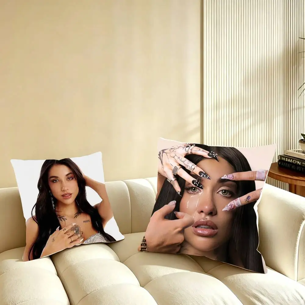 Funda de almohada Singer Maria B-Becerra para sofá, sala de estar, decoración de oficina en casa, funda protectora