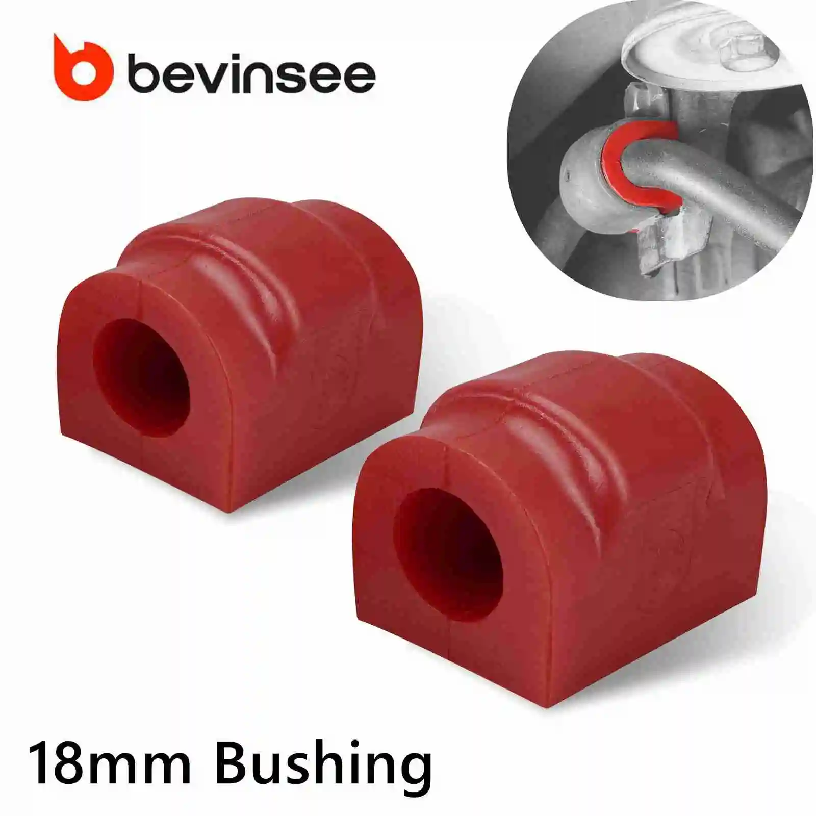 

18mm Rear Sway Bar Stabilizer Poly Mounting Bushing For BMW E36 E46 Z4 E85 E86 318i 320i 323i 325i 328i 330i