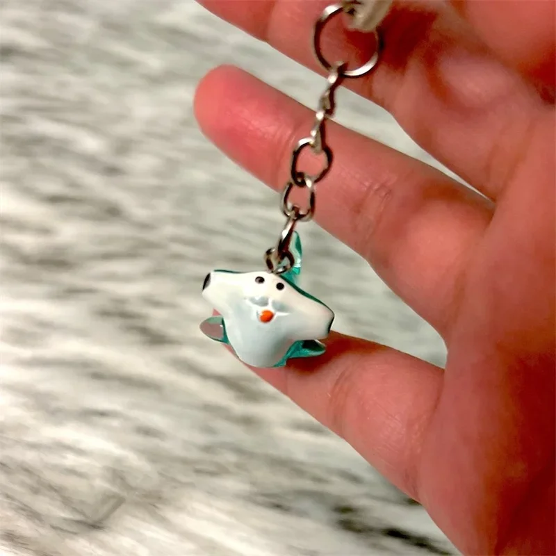 Hammerhead Shark KeyChain - Ocean / Sea Animal / Creature Key Chain - Endangered Hammerhead Fish Key Charm Chain - Cute Gifts