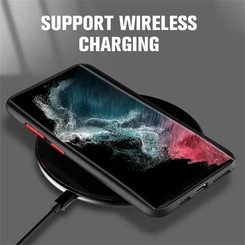S26 S25 Ultra Plus Hülle Matt Magnetische Handyhülle für Samsung Galaxy S26 S25 S24 S23 Ultra Plus S26Ultra Kabellose Ladehülle – Detail 5