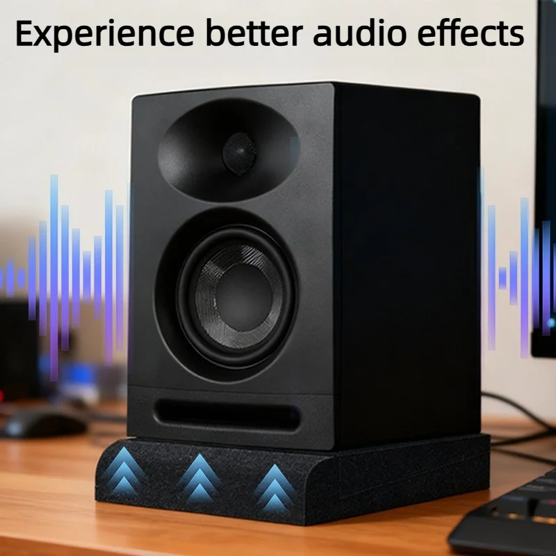 Shockproof Sound Insulation Isolation Mats Studio Speaker Foam Pads Desktop Audio Equipment Shock Absorbing Anti-Resonance view 5