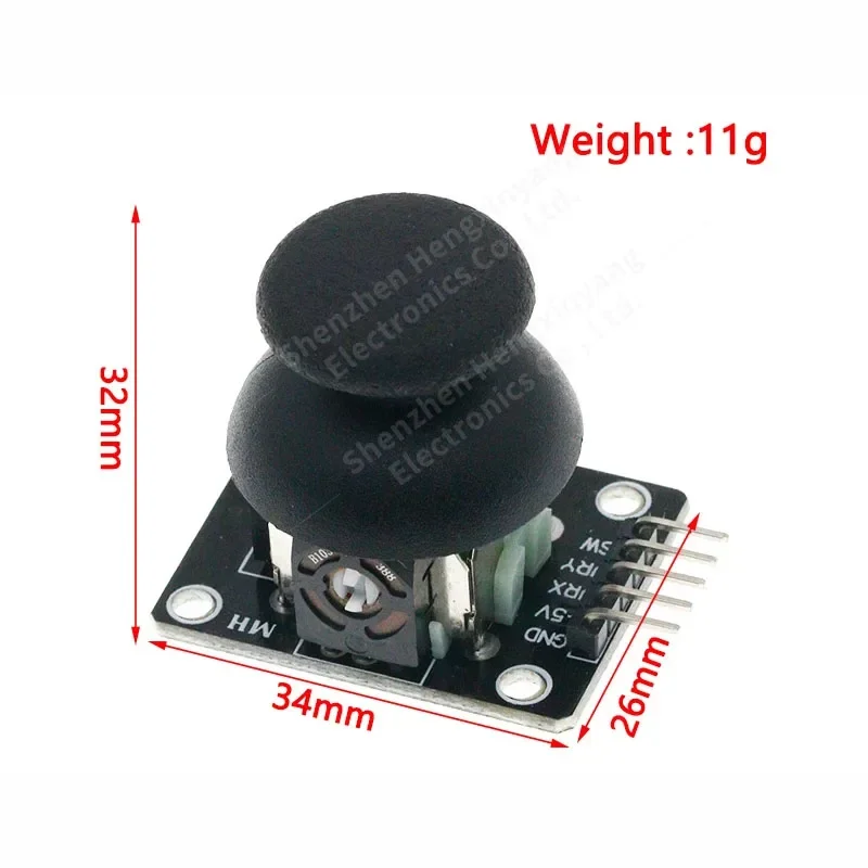 Picture 5: For Arduino Dual-axis XY Joystick Module Higher Quality PS2 Joystick Control Lever Sensor KY-023 Rated 4.9 /5