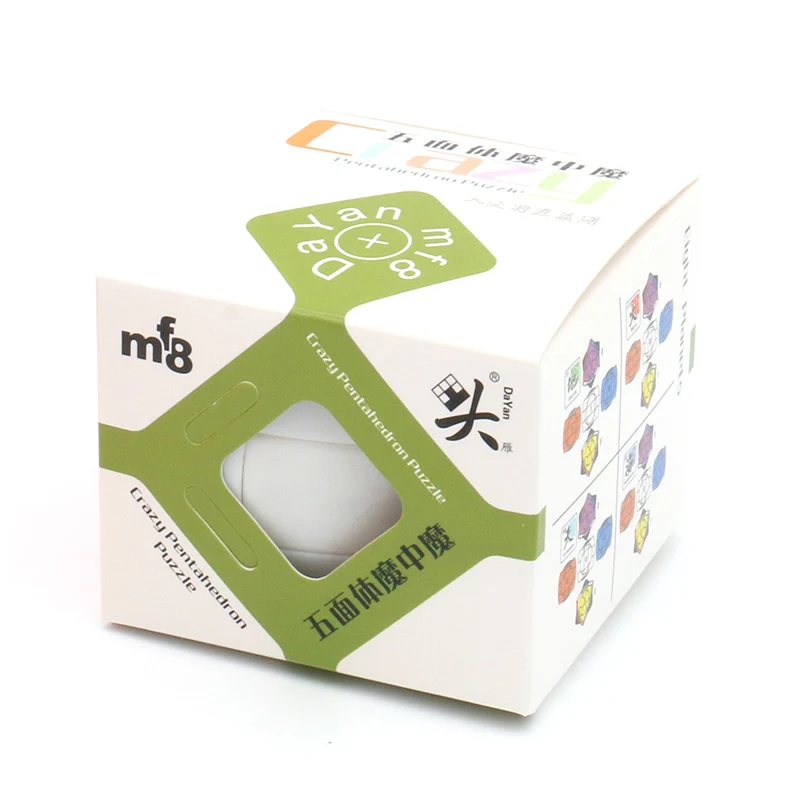 クレイジーメガミンクス マジックキューブ ダヤン&MF8 黒とカラフルな不規則な形の子供用知育玩具