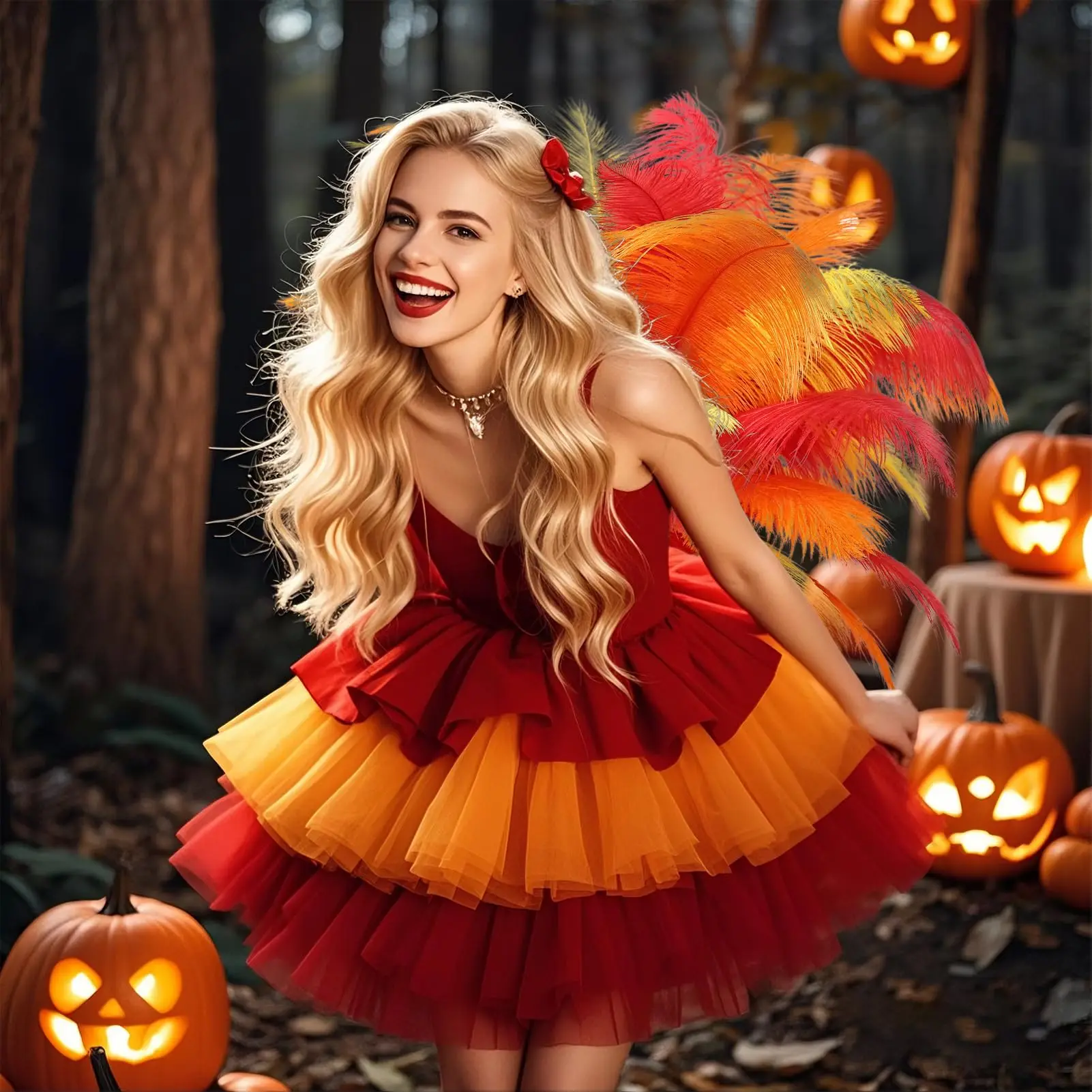 10Pcs Red Feather Ostrich Feathers for Wedding Crafts Party Carnival DIY Headdress Costume Decor Accessories