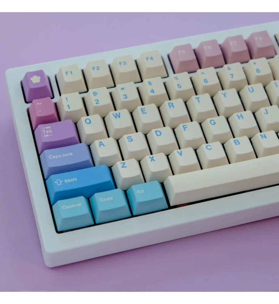 

Fairy keycap 129-key PBT material original height five-sided sublimation process suitable for a variety of mechanical keyboards