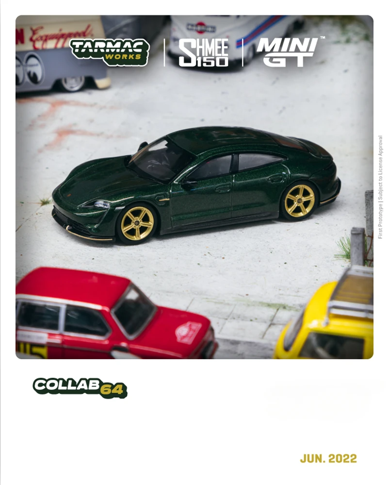 

Tarmac Works x MINI GT 1:64 Turbo S Midnight Green RHD Model Car