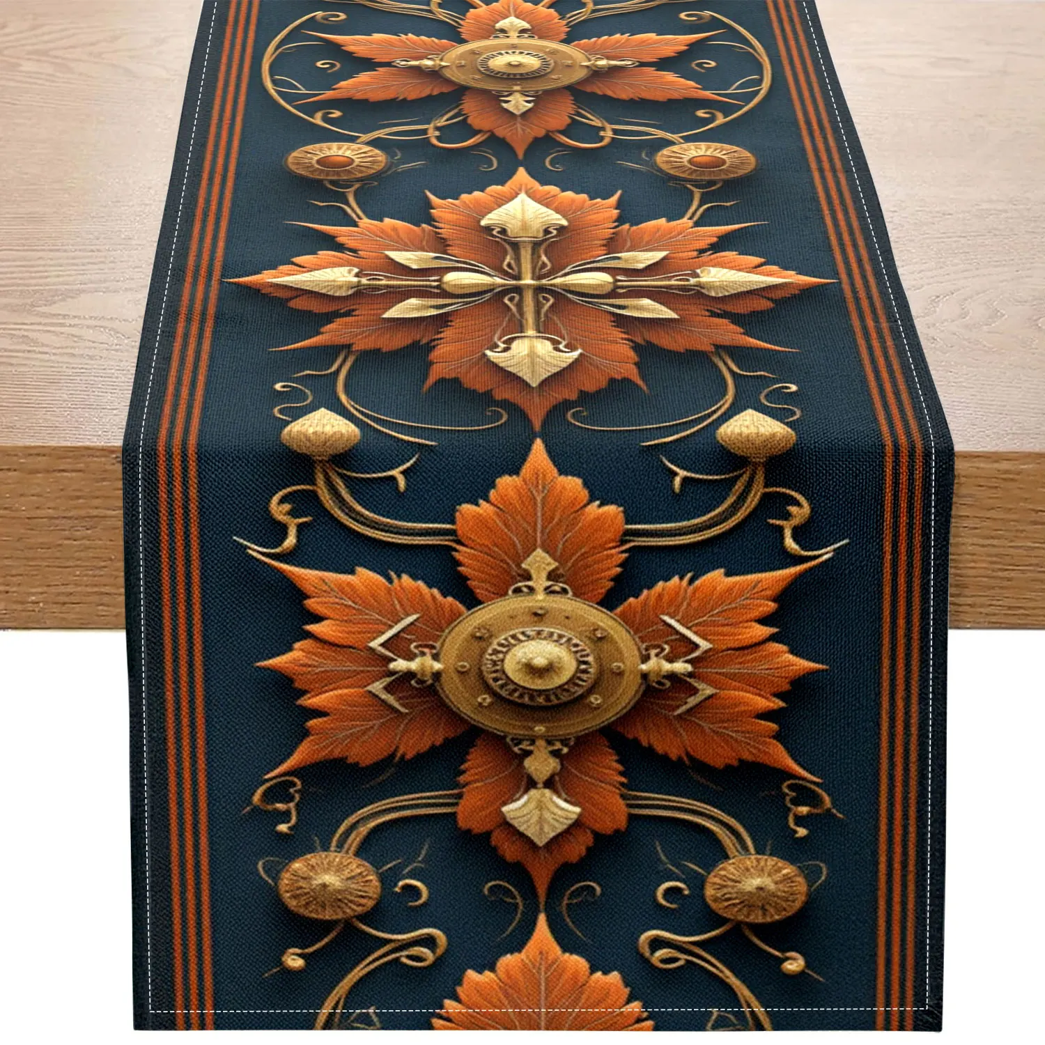 

1 Piece of Squirrel-Themed Table Runner with Squirrel, Acorn, and Autumn Leaf Patterns, Suitable for Country-Style Homes, Children's Rooms, and Natural-Themed Decorative Settings.