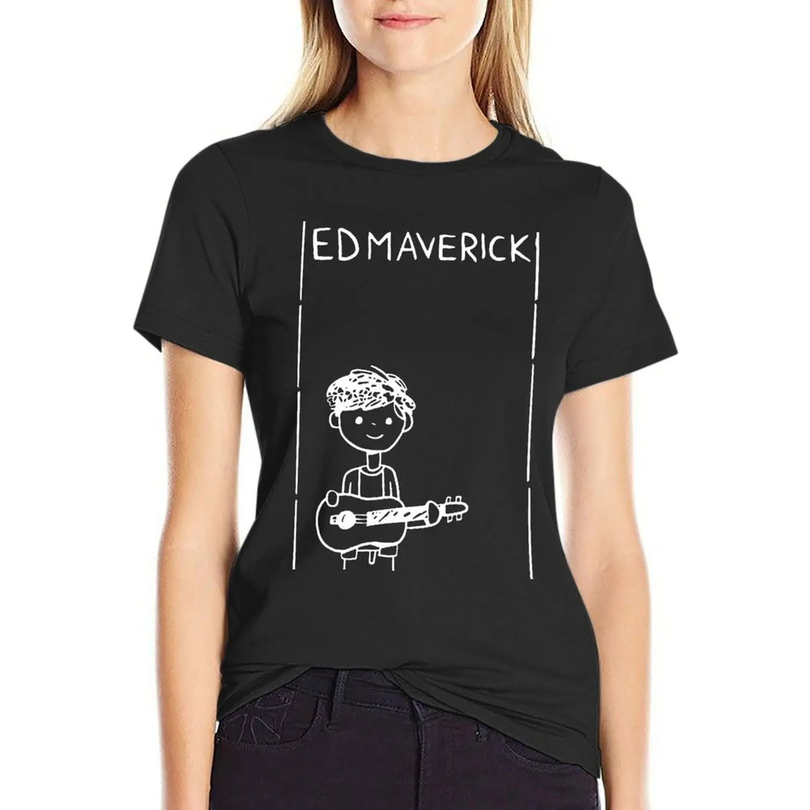 ED MAVERICK Mexican Singer T-Shirt vintage clothes kawaii clothes t shirts for Women graphic