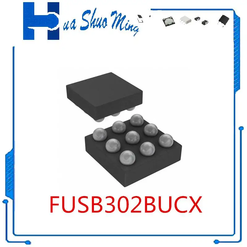 5Pcs/Lot   FUSB302BUCX  WLCSP-9  GS7615STDB-R SOT23-5