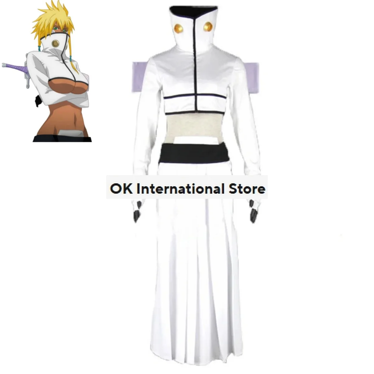 Anime BLEACH Tear Halibel Cosplay Costume Espada NO.3 Black White Combat Uniform Full Set Woman Sexy Halloween Christmas Suit