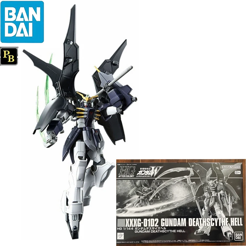 บางส่วนของ Bandai PB Limited Hg: AC 1/144 XXXG-01D2กันดั้ม Deathscythe นรกโมเดลประกอบ Action FIGURE Anime ของเล่นโมเดล