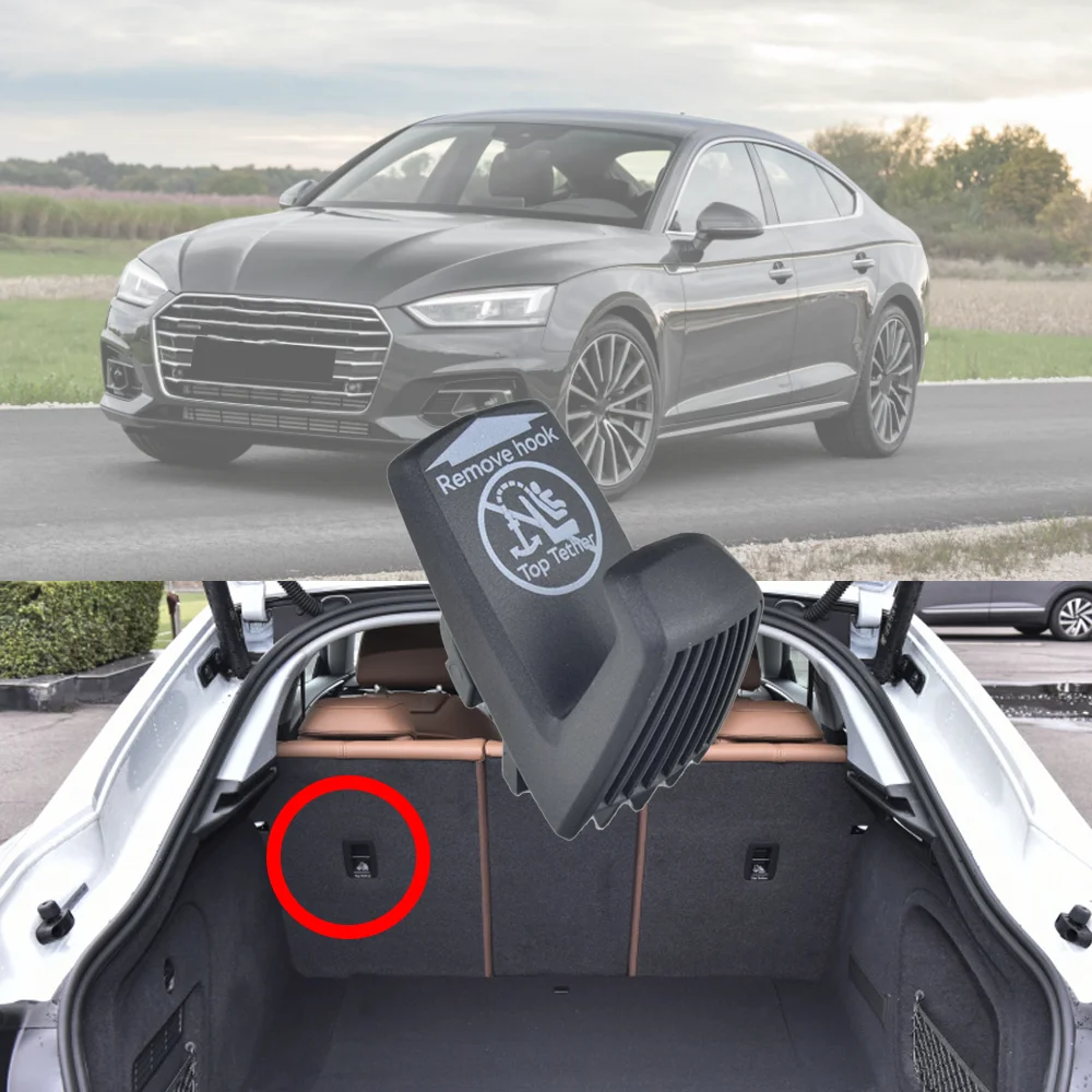 1x Car Rear Seat Hook Luggage Compartment Baggage Cargo Holder For Audi A5 Sportback 2G 2017 2018 2019 2020 2021 2022 2023