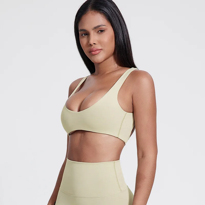 

Sexy Sports Bra for Women Comfort Workout Crop Top Running Yoga Gym Fitness Bralette Breathable Summer Training Underwear Vest
