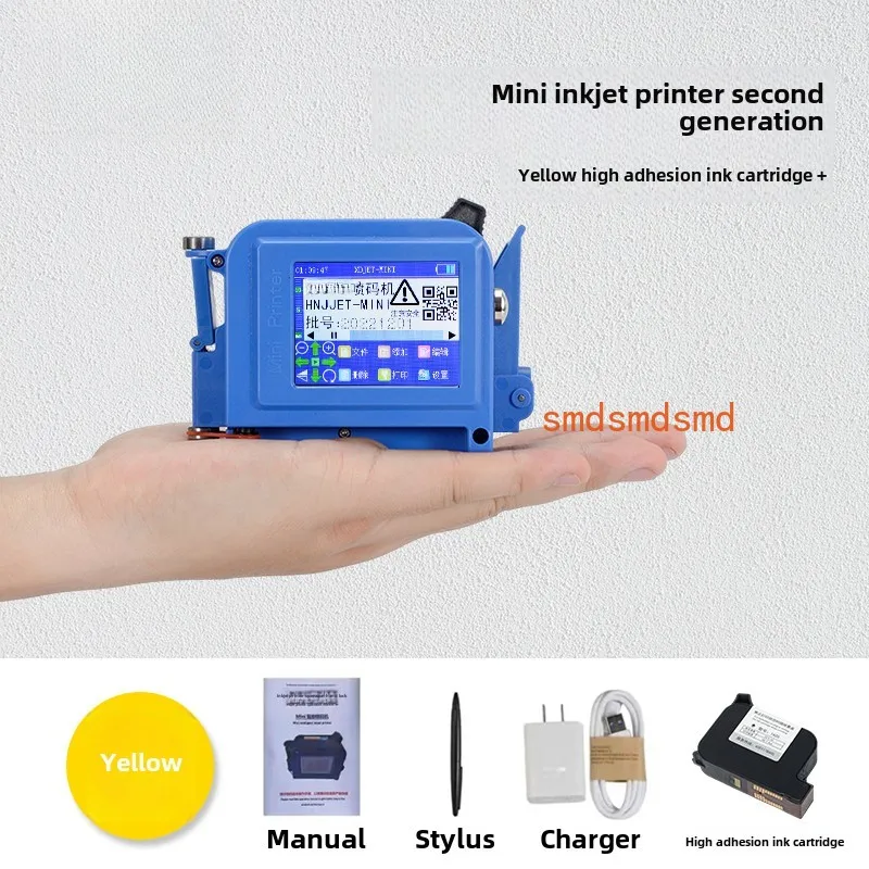 Mini Inkjet Printer Handheld Small Coder Press Production Date Bottle Cap Coder Mini
