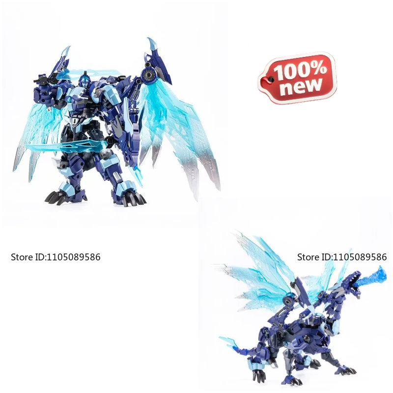 Nieuw product op voorraad originele verpakking Transformer G1-KO- Blue Ice Dragon Verzamel mensen klassiek model speelgoed vakantiecadeaus