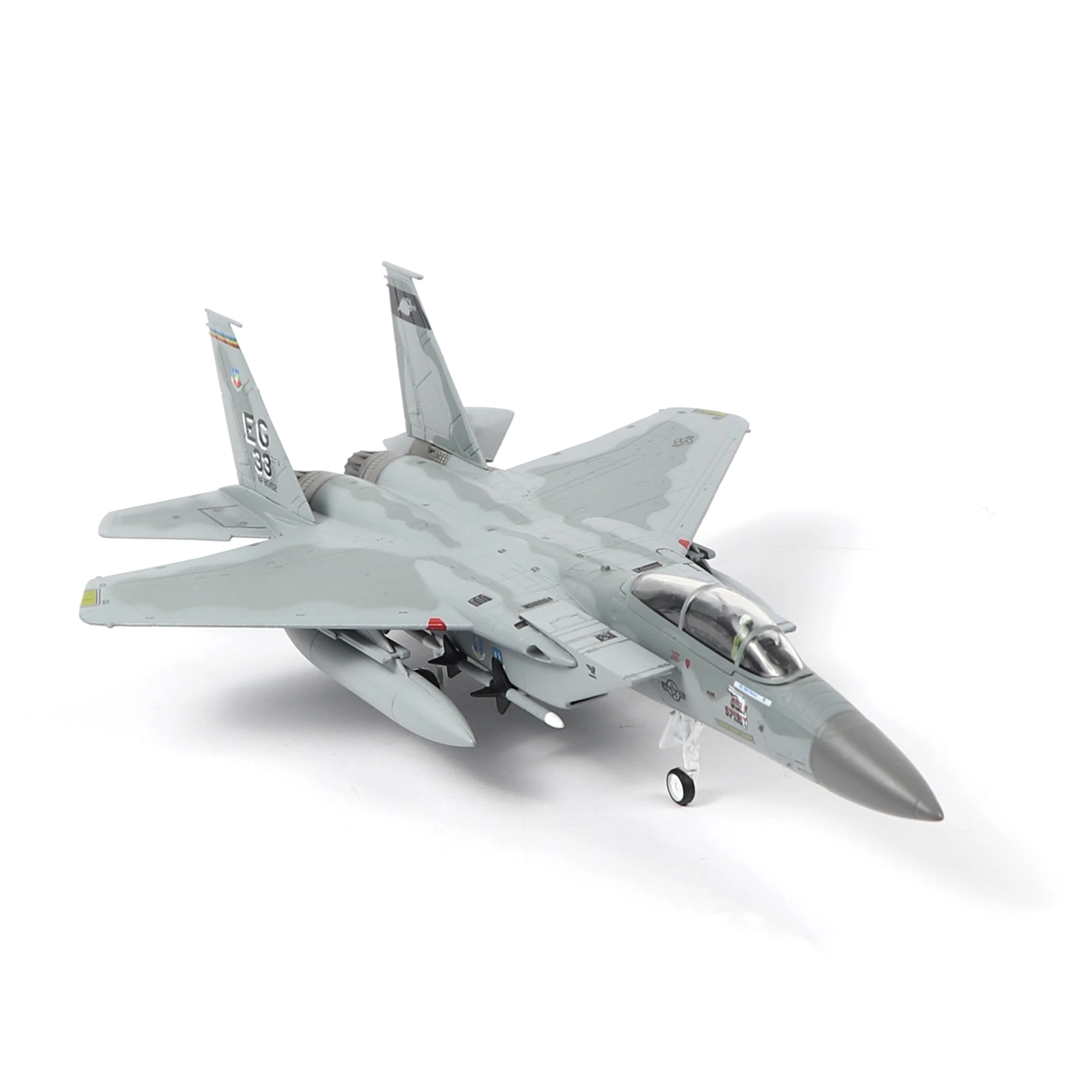 

NUOTIE F-15C American Eagle Aircraft Model is a Twin-Engine 1:100 Metal die-cast Fighter Jet Model, Suitable for Collection