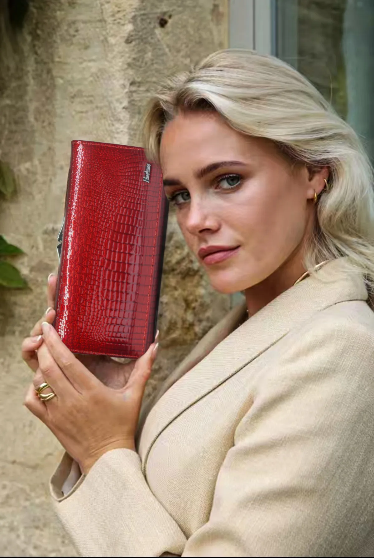 HH Genuine Leather Women's Wallet Alligator Long Hasp Zipper Wallet Ladies Clutch Money Bag New Female Luxury Coin Purses