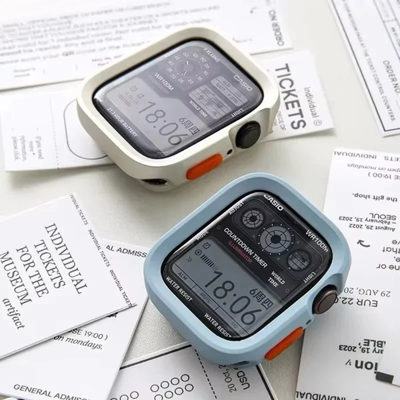 Candy Soft Silicone Case for Apple Watch Cover 10 8 9 7 6 5 4 Ultra 49mm 45mm 46mm Protection Iwatch Series 44mm 42mm 41mm Cover