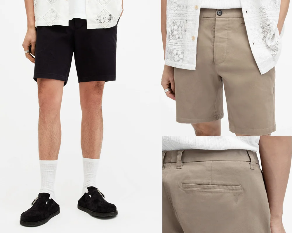 

Классические мужские шорты с пятью карманами, облегающие, модные, в городском стиле, летние, слегка эластичные, удобные и стильные.