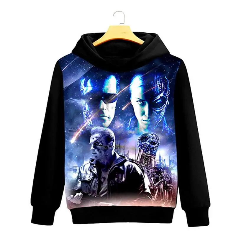 

New Terminator 3D Hoodie Clothing Print Design Polyester Fiber Casual Wear for Men And Women Warm And Durable