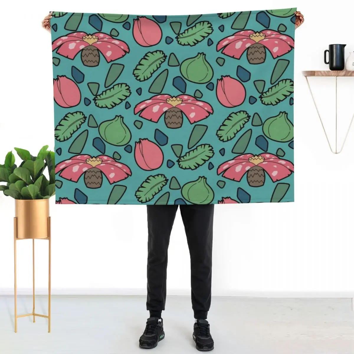 Seed Monster Collage Throw Blanket for winter bed plaid Sofas Moving for sofa manga Blankets