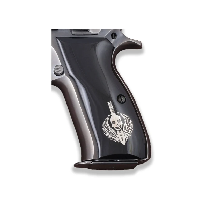 KSD Brand CZ 75, 75B, 75BD, 85 KADET SHADOW1 Compatible Black Acrylic Grip