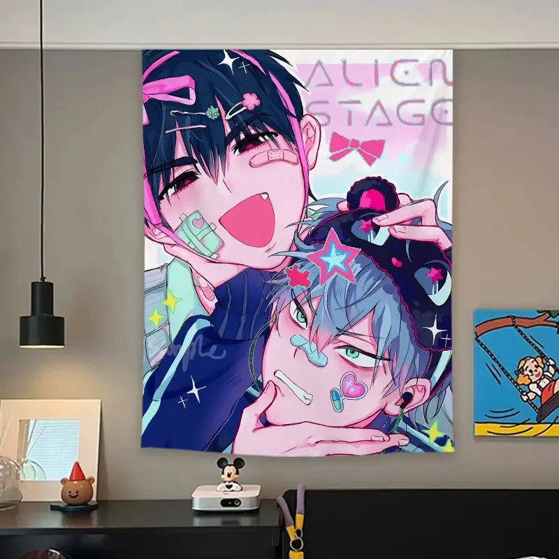 Alien Stage AWall ผ้าแขวนผ้าพื้นหลัง