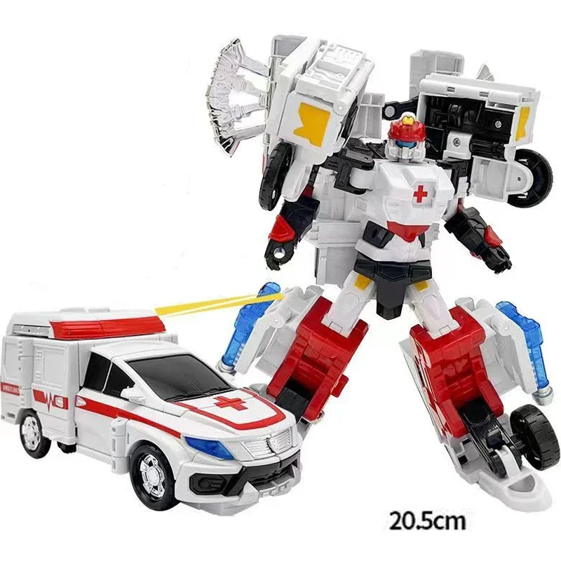 Two Mode Hello Carbot Penta Storm X Transformation Robot to Car Action Figures Deformation Rescue Car toy for Children Gift