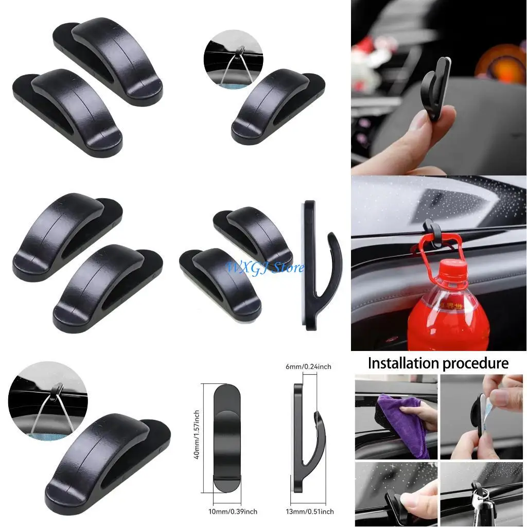 37JE HAND CAR HOOK عمليًا لتوفير مساحة الخطاف المصغرة #1