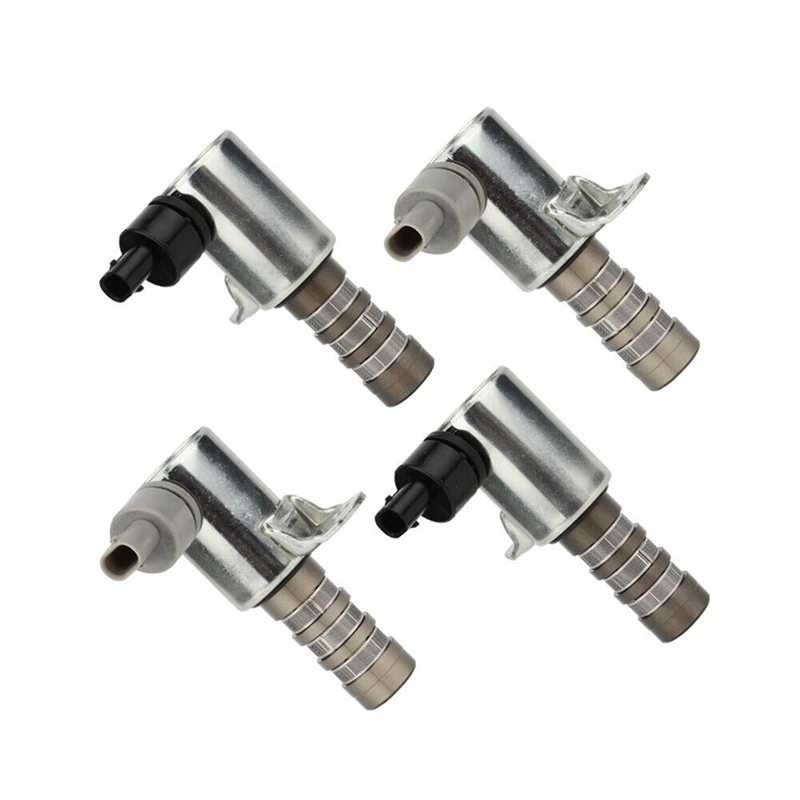 4 Pcs Variable Valve Timing Solenoid AT4Z6M280A AT4Z6M280B For Ford F-150 Ford Explorer 3.5L 2011-2017 Replacement Accessories