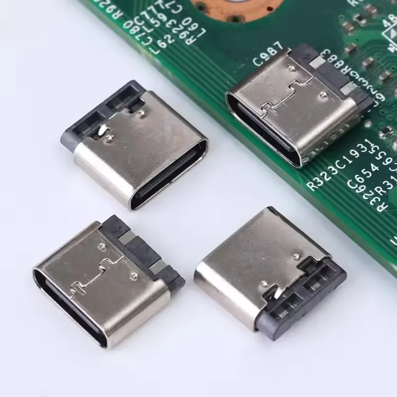 Cable USB C Tipo-C de 2 Pines para Soldar, Conector Tipo C Hembra a Prueba de Agua, Extensión de Cable de 2P para Soldar, para Reparación de Teléfonos y Proyectos DIY 4