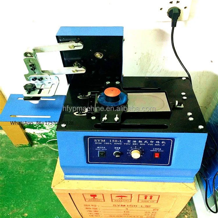 

Electric Pad Printing Machine Single-Color Oil Cup Type Environment-Friendly Desktop Circular Pad Ink & Date Code Printer