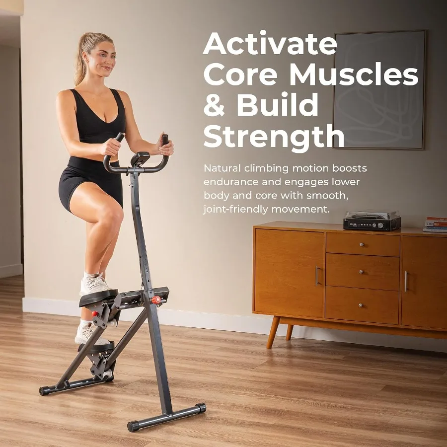 Foldable Stair Climber with Extended Step Range