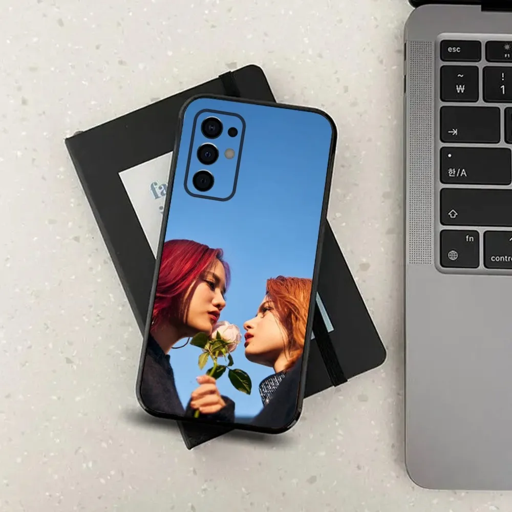 핑크 이론 Freen Becky 전화 케이스 삼성 S24,S21,S22,S23,S30,Ultra,S20,Plus,Fe,Lite,Note,10,9,5G 블랙 소프트 커버