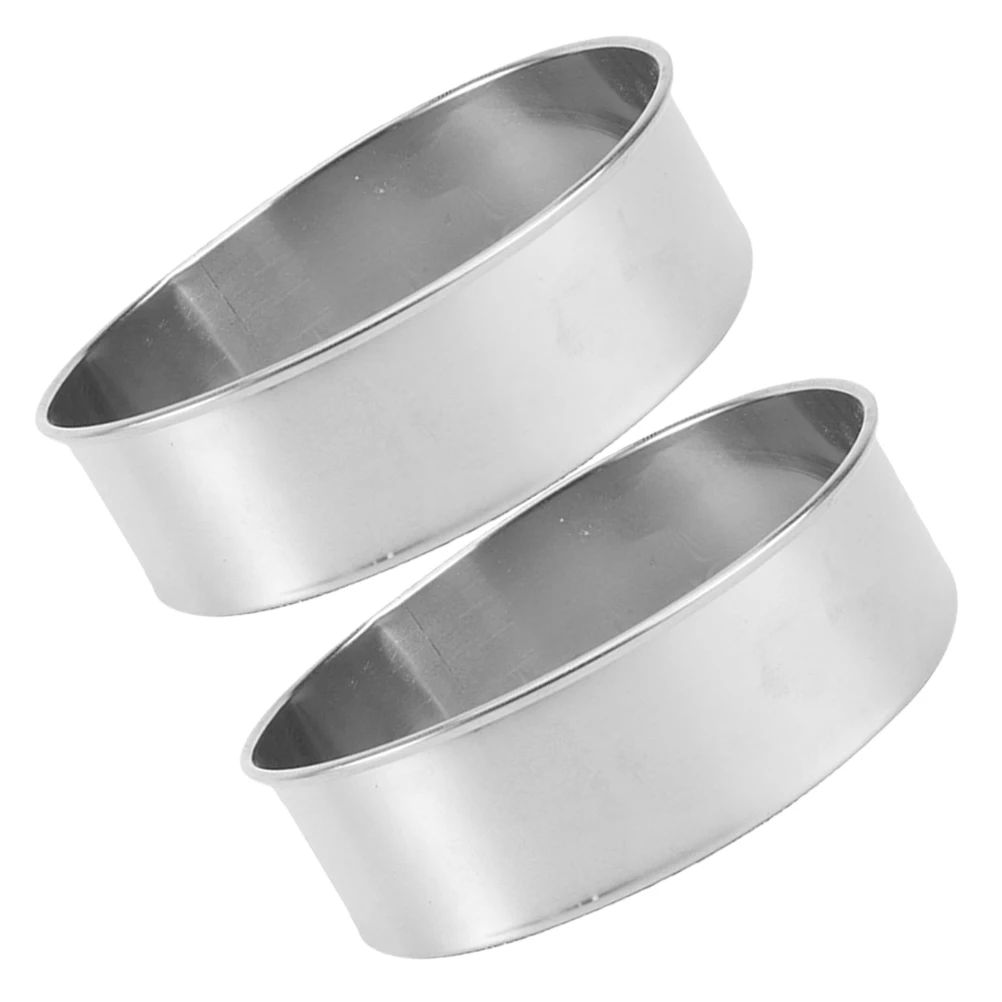 

2 шт., нержавеющая стальFlourSieve HandheldRoundFineMeshSifter для выпечкиPowderStrainer KitchenTool MurDuster MeshSieve