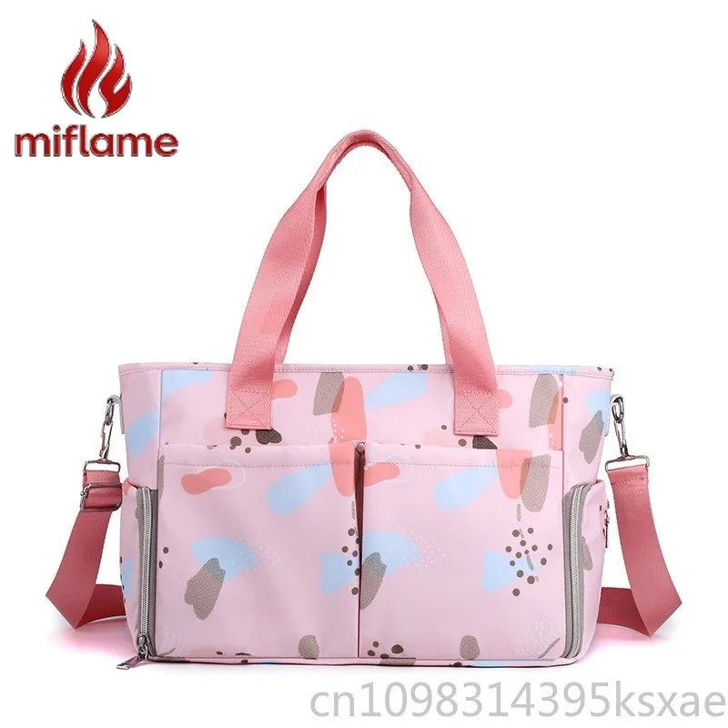 

Luxury Diaper Bag Purse Handbag for Moms Large Capacity Crossbody Wet Dry Separation Multifunctional Baby Travel