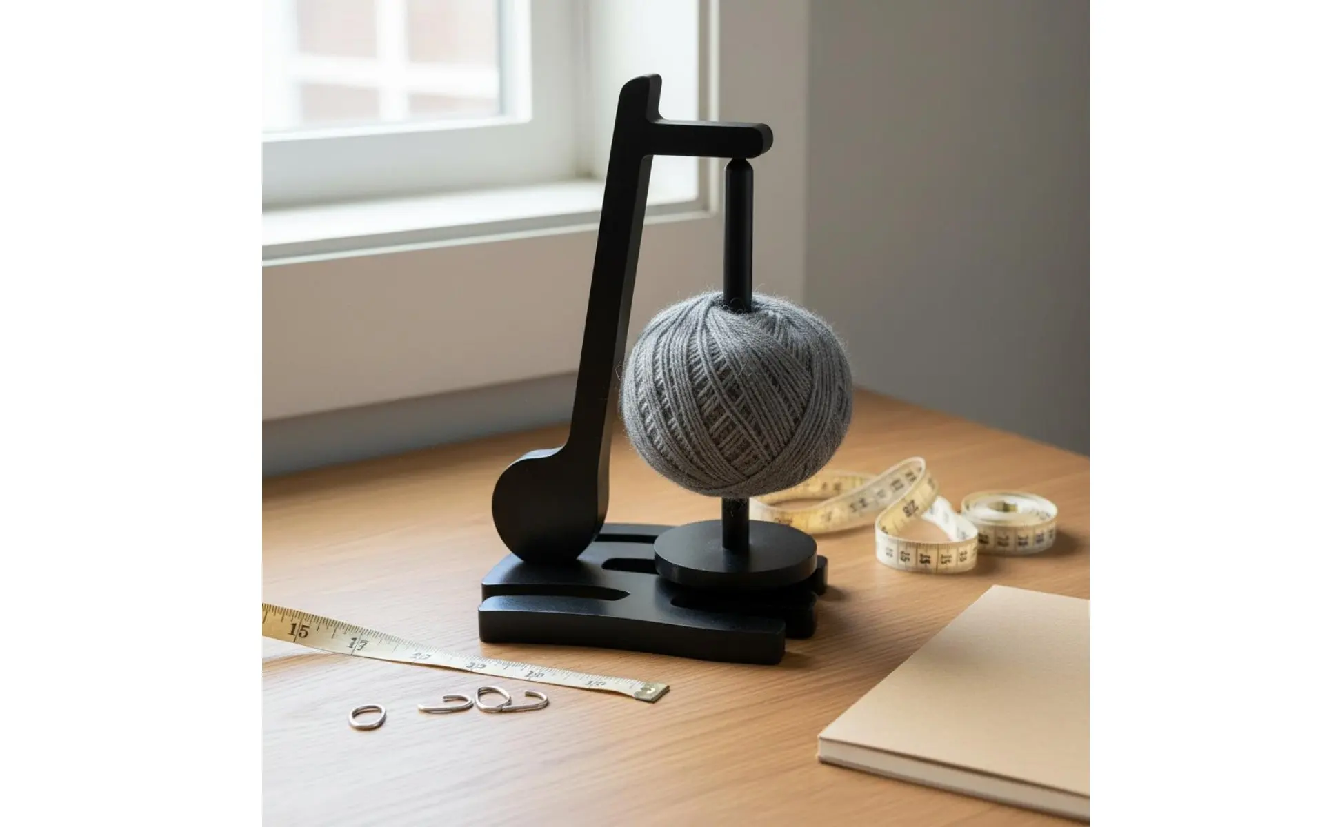 Wooden Yarn Holder 360° Rotation Rotating Yarn Spindle Sewing and Knitting Accessory Easy Assembly for Crocheters, Craft Room Wooden Yarn Holder 360° Rotation Rotating Yarn Spindle Sewing and Knitting Accessory Easy Assembly for Crocheters, Craft Room