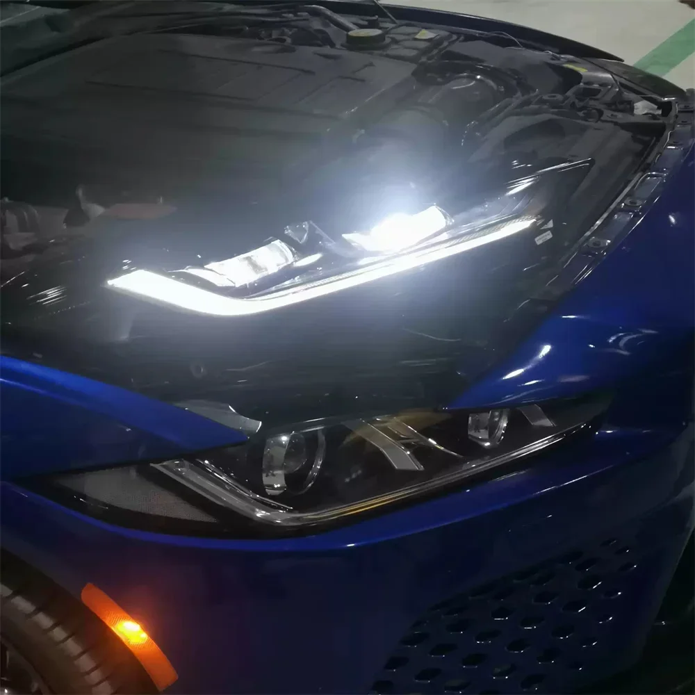 

led headlights front bumper grill for jaguar xe upgraded
