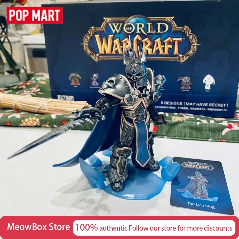 

Genuine Pop Mart World Of Warcraft Illidan Blind Box Figure Trendy Toy Gift Mystery Boxes Hippers Girls Toys Surprise Toys Gift